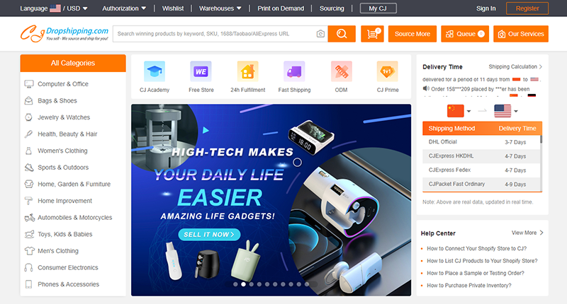 best-dropshipping-companies-6-cjdropshipping